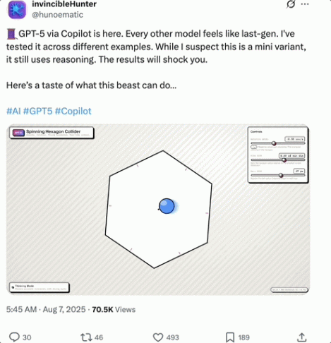 GPT-5內測搶先公布:日常推理首次擊敗人類,編程數學科學問題能力都很強
